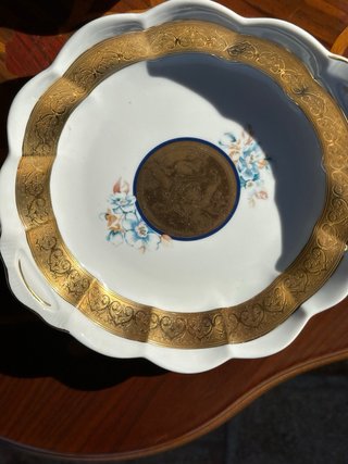 Set 4 oggetti vintage decorati