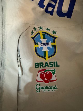 Chaqueta Nike Brasil Gore-Tex Oficial Beige/Azul