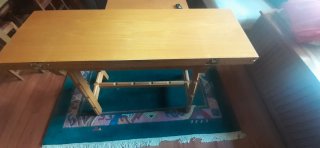 Mesa libro madera pino + 4 sillas