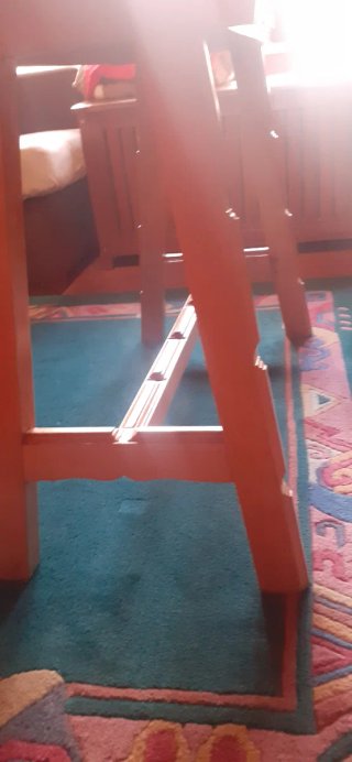 Mesa libro madera pino + 4 sillas