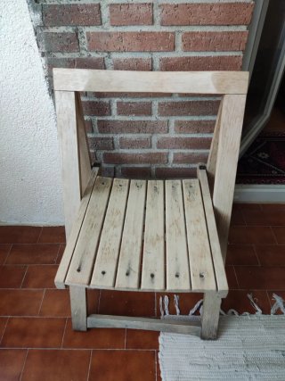 Silla plegable Aldo Jacober Trieste 60s