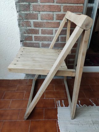 Silla plegable Aldo Jacober Trieste 60s