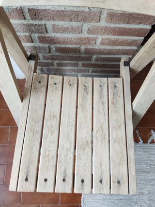 Silla plegable Aldo Jacober Trieste 60s