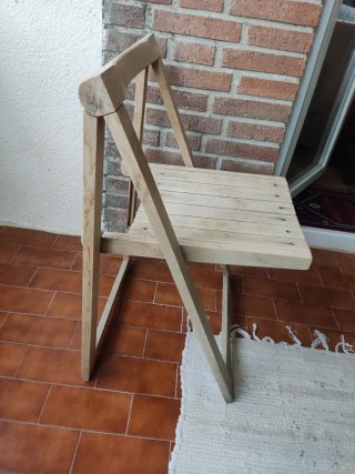 Silla plegable Aldo Jacober Trieste 60s