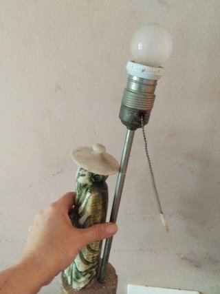 Lámpara Vintage Monje Piedra