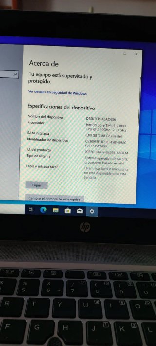 HP EliteBook 840 Plata y Negro