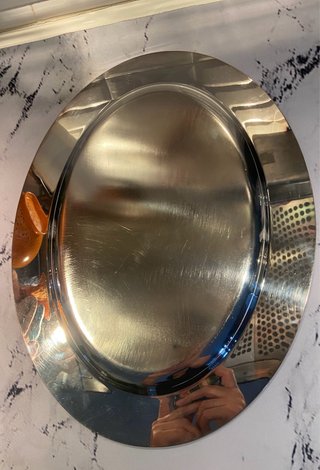 Vassoio Ovale Calegari Argentato Silver plated