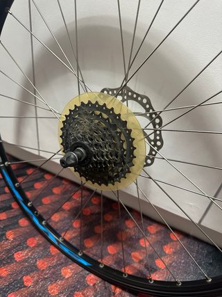 Rueda trasera bicicleta 26 disco
