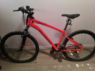 Bicicleta RockRider ST 100 Roja