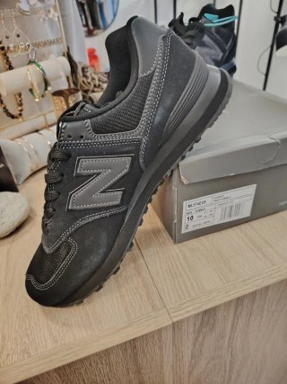 New Balance 574 Sneakers Uomo Nero Grigio