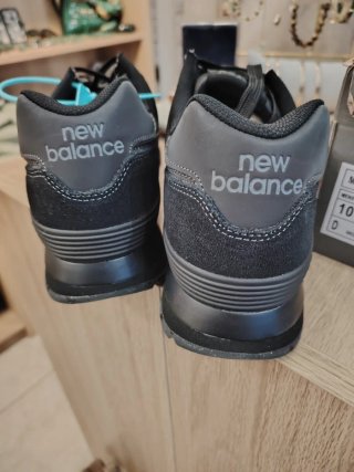 New Balance 574 Sneakers Uomo Nero Grigio