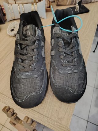 New Balance 574 Sneakers Uomo Nero Grigio