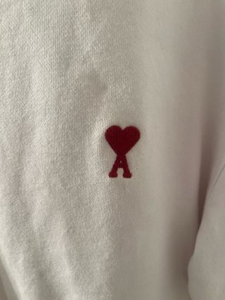 Sudadera AMI Paris Blanca