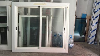 Ventana corredera aluminio blanco