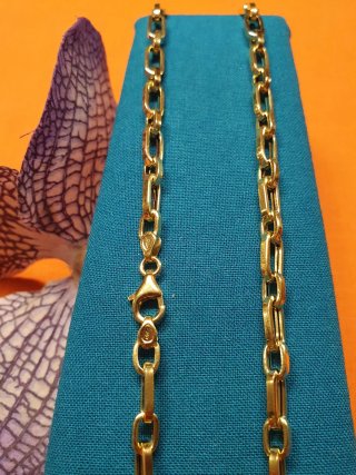 Cadena Tipo Cartier Oro 18k 58cm.