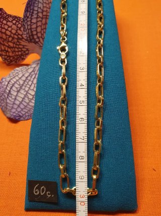 Cadena Tipo Cartier Oro 18k 58cm.