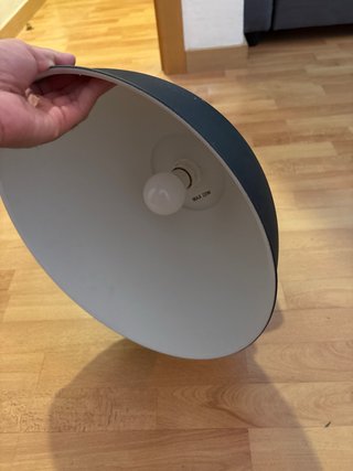 Lámpara de techo Skurup Ikea Negra