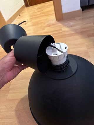 Lámpara de techo Skurup Ikea Negra