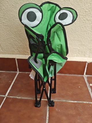 Silla infantil de rana plegable