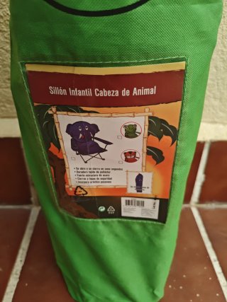 Silla infantil de rana plegable
