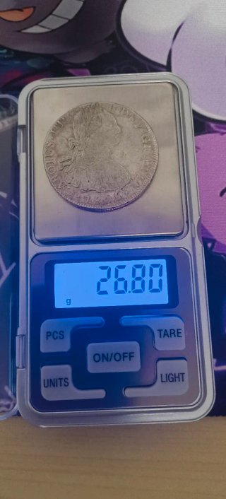 8 Reales de plata Carlos IV 1805