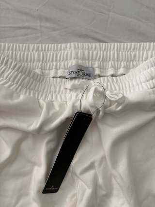 Stone Island Pantalones Blancos