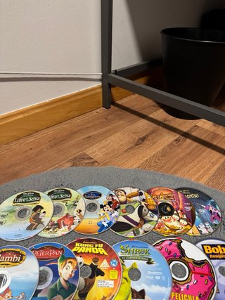30 DVDs Disney y Películas Varias