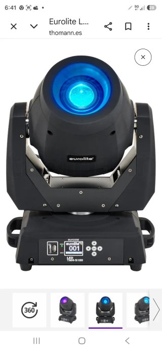 Cabezas móviles Eurolite LED TMH-S180