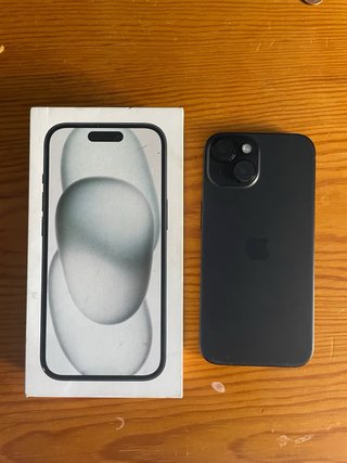 iPhone 15 128 GB Negro/Gris