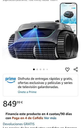 Robot Limpiafondos WYBOT C2 Vision AI