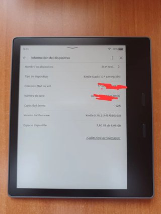 Kindle Oasis 10ª Gen + Scatola e Custodia