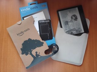 Kindle Oasis 10ª Gen + Scatola e Custodia