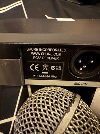 Shure PG88 Micrófonos Inalámbricos