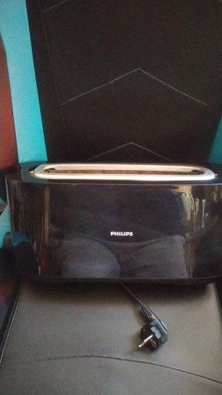 Tostador Doble Philips Negro