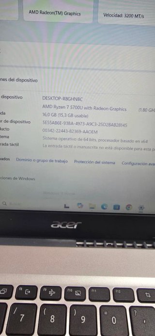 Acer Aspire 3 Ryzen 7 16 GB RAM SSD 512 GB Nuovo