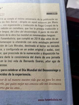 Fernando Pessoa: La educación del estoico + Libro