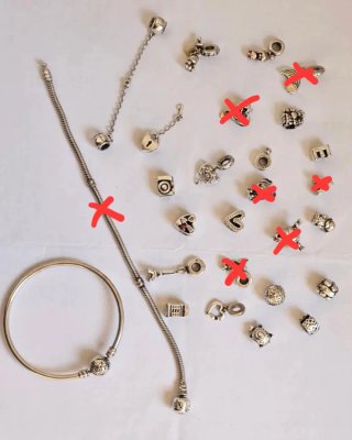 Pulseras Pandora y charms