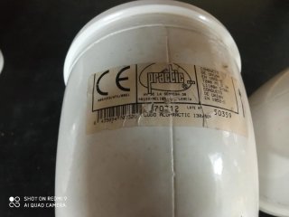 Codo evacuación 130mm 90°