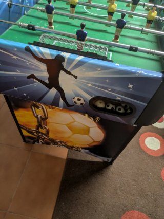 Futbolín clásico verde