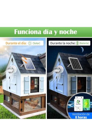 Ventilador Solar Exterior EcoCalm