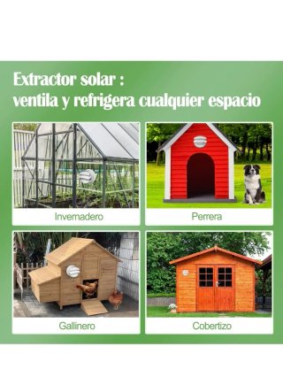 Ventilador Solar Exterior EcoCalm