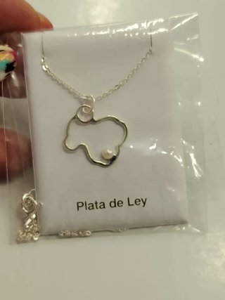 Colgante Plata Ley Perla