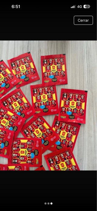 Sobres Cromos Mundial España