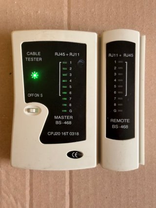 Tester Cavi Rete RJ45/RJ11 Master/Remote