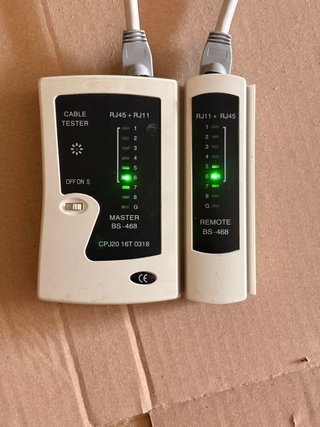 Tester Cavi Rete RJ45/RJ11 Master/Remote