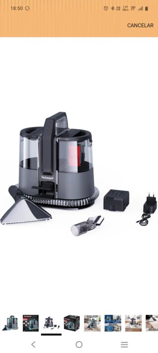 Aspirador Limpia Tapicerías Techwood