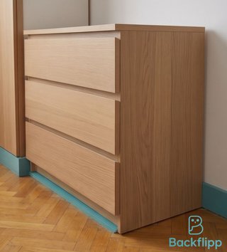 Cómoda 3 cajones madera IKEA