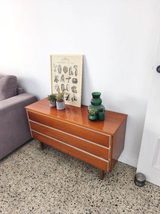 Aparador Vintage Mid Century Marrón