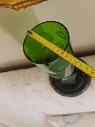 Retro Vidrio Soplado Artesanal  Diseño al ácido