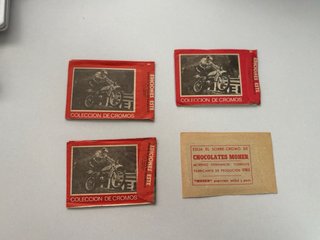 Lote de sobres de cromos sin abrir y cromos retro